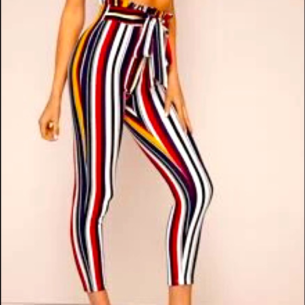 Self Belt Skinny Pant